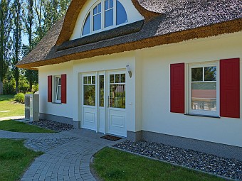 Eingangsbereich von Reethaus Nixe